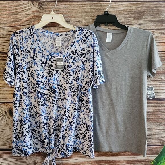 West loop Women's Short Sleeve Tops Set Of Two (2) medium NWT - Picture 1 of 7